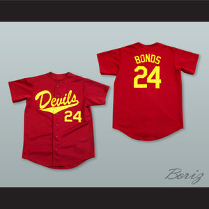 Barry Bonds 24 ASU Sun Devils Red Baseball Jersey