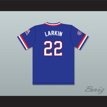 Load image into Gallery viewer, Barry Larkin 22 1984 USA Team Blue Baseball Jersey