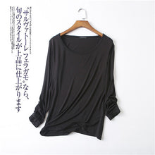 Load image into Gallery viewer, Basic T Shirt Women Long Sleeve Womens Tops Spring Autumn Tee Shirt Women Korean Style T-Shirt Cotton New Plus Size Tshirt D107