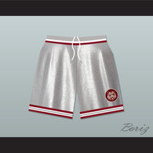 Load image into Gallery viewer, Saved By The Bell Bayside Tigers High School Silver Basketball Shorts Includes Tiger Patch