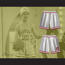 Load image into Gallery viewer, Saved By The Bell Bayside Tigers High School Silver Basketball Shorts Includes Tiger Patch