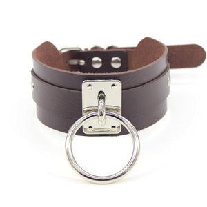 Bdsm Collar Fetish Pu Leather Female Sex Slave Collar Necklace Bdsm Bondage Sex Toys for Woman Restraints Choker Punk Night Club