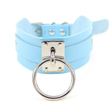 Load image into Gallery viewer, Bdsm Collar Fetish Pu Leather Female Sex Slave Collar Necklace Bdsm Bondage Sex Toys for Woman Restraints Choker Punk Night Club