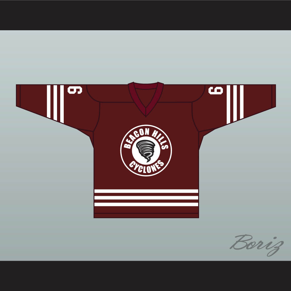 Danny Mahealani 6 Beacon Hills Cyclones Hockey Jersey Teen Wolf TV Series Maroon