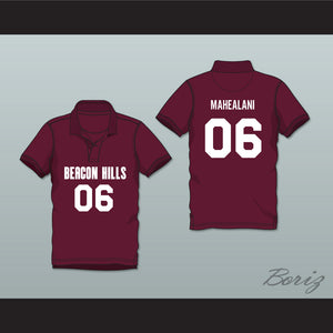 Danny Mahealani 06 Beacon Hills Cyclones Polo Shirt Teen Wolf
