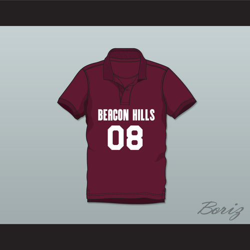 Matt Daehler 08 Beacon Hills Cyclones Polo Shirt Teen Wolf