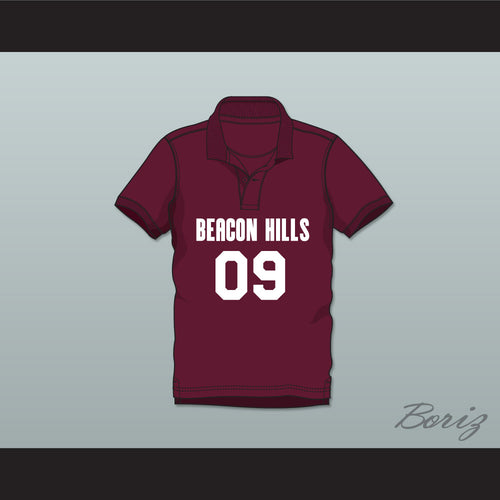 Liam Dunbar 09 Beacon Hills Cyclones Polo Shirt Teen Wolf