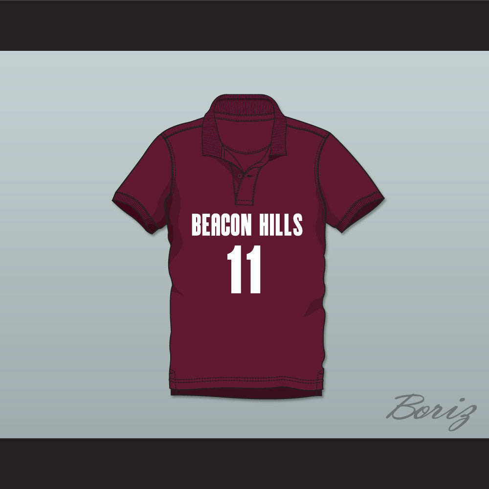 Scott McCall 11 Beacon Hills Cyclones Polo Shirt Teen Wolf