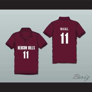 Scott McCall 11 Beacon Hills Cyclones Polo Shirt Teen Wolf