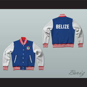 Belize Varsity Letterman Jacket-Style Sweatshirt