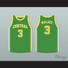 Load image into Gallery viewer, Ben Wallace 3 Central High School Hayneville Lions Green Basketball Jersey