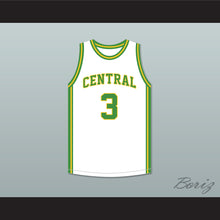 Load image into Gallery viewer, Ben Wallace 3 Central High School Hayneville Lions White Basketball Jersey