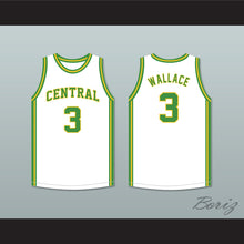 Load image into Gallery viewer, Ben Wallace 3 Central High School Hayneville Lions White Basketball Jersey