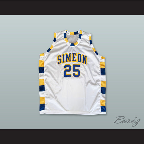 Ben Wilson 25 Simeon Career Academy Wolverines White Basketball Jersey 2