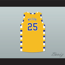 Load image into Gallery viewer, Ben Wilson 25 Simeon Career Academy Wolverines Yellow Gold Basketball Jersey
