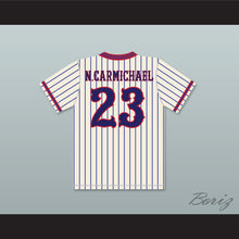 Load image into Gallery viewer, Nelson Carmichael 23 Benchwarmers Pinstriped Baseball Jersey