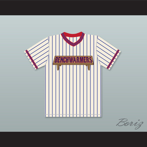 Billionaire Mel Carmichael 24 Benchwarmers Pinstriped Baseball Jersey