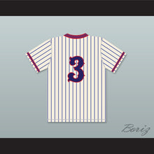 Load image into Gallery viewer, Joe Gnoffo Marcus Ellwood 3 Benchwarmers Pinstriped Baseball Jersey