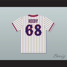 Load image into Gallery viewer, Clark Reedy 68 Benchwarmers Pinstriped Baseball Jersey