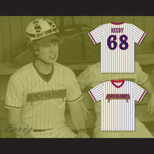 Load image into Gallery viewer, Clark Reedy 68 Benchwarmers Pinstriped Baseball Jersey