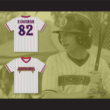Load image into Gallery viewer, Richie Goodman 82 Benchwarmers Pinstriped Baseball Jersey