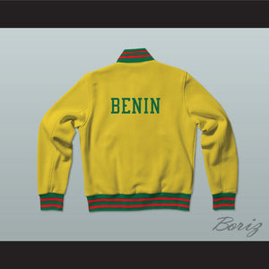 Benin Varsity Letterman Jacket-Style Sweatshirt