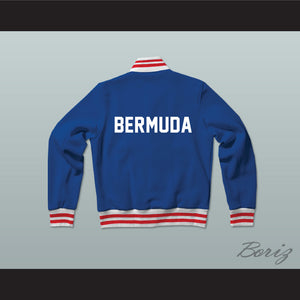 Bermuda Varsity Letterman Jacket-Style Sweatshirt