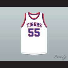 Load image into Gallery viewer, Bernard King 55 Fort Hamilton High School Tigers White Basketball Jersey 1