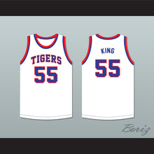 Load image into Gallery viewer, Bernard King 55 Fort Hamilton High School Tigers White Basketball Jersey 1