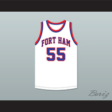 Load image into Gallery viewer, Bernard King 55 Fort Hamilton High School Tigers White Basketball Jersey 2