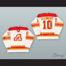 Load image into Gallery viewer, Bill Clement 10 Atlanta Flames White Hockey Jersey