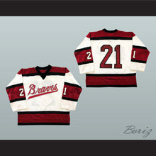 Load image into Gallery viewer, Bill Corkery 21 Boston Braves White Hockey Jersey