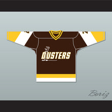 Load image into Gallery viewer, Bill &#39;Goldie&#39; Goldthorpe 7 Binghamton Broome Dusters Brown Hockey Jersey 3