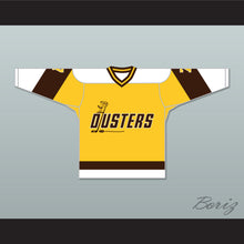 Load image into Gallery viewer, Bill &#39;Goldie&#39; Goldthorpe 7 Binghamton Broome Dusters Yellow Hockey Jersey 2