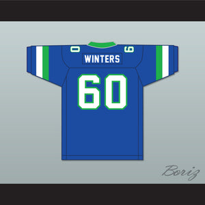 1984 USFL Bill Winters 60 San Antonio Gunslingers Road Football Jersey