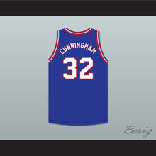 Load image into Gallery viewer, Billy Cunningham 32 Erasmus Hall High School Blue Basketball Jersey