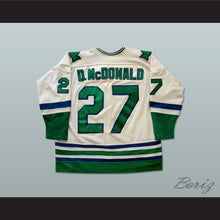 Load image into Gallery viewer, Dave McDonald 27 Binghamton Whalers White Hockey Jersey