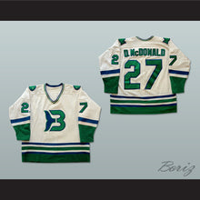 Load image into Gallery viewer, Dave McDonald 27 Binghamton Whalers White Hockey Jersey