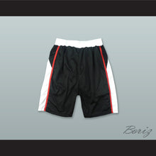 Load image into Gallery viewer, Black White and Red Basketball Shorts