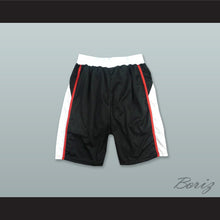 Load image into Gallery viewer, Black White and Red Basketball Shorts