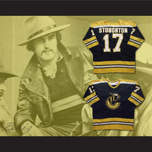 Load image into Gallery viewer, Blaine Stoughton 17 WHA Cincinnati Stingers Black Hockey Jersey