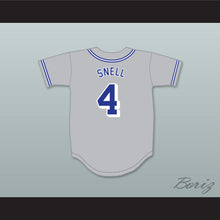 Load image into Gallery viewer, Blake Snell 4 Shorewood High School Thunderbirds Gray Baseball Jersey 2