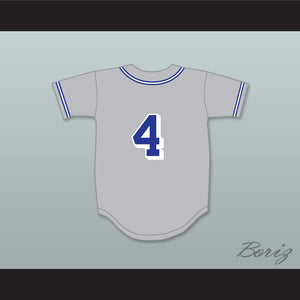 Blake Snell 4 Shorewood High School Thunderbirds Gray Baseball Jersey 1