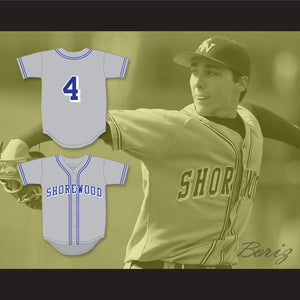 Blake Snell 4 Shorewood High School Thunderbirds Gray Baseball Jersey 1