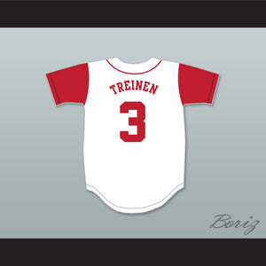 Blake Treinen 3 Osage City High School Indians White Baseball Jersey 2