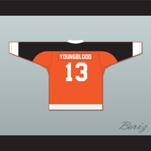 Load image into Gallery viewer, Blane Youngblood 13 Orange Hockey Jersey