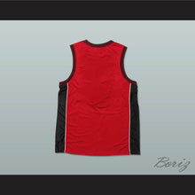 Load image into Gallery viewer, Plain Basketball Jersey Red-Black-White 3