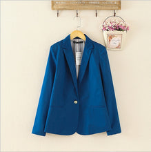 Load image into Gallery viewer, Blazer Women Suit Blazer Foldable Brand Jacket Made Of Cotton &amp;Spandex With Lining Vogue Refresh Blazers Fast Shipping