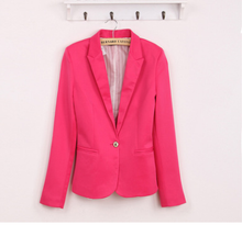 Load image into Gallery viewer, Blazer Women Suit Blazer Foldable Brand Jacket Made Of Cotton &amp;Spandex With Lining Vogue Refresh Blazers Fast Shipping