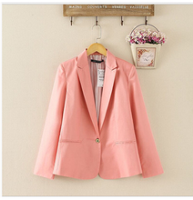 Load image into Gallery viewer, Blazer Women Suit Blazer Foldable Brand Jacket Made Of Cotton &amp;Spandex With Lining Vogue Refresh Blazers Fast Shipping